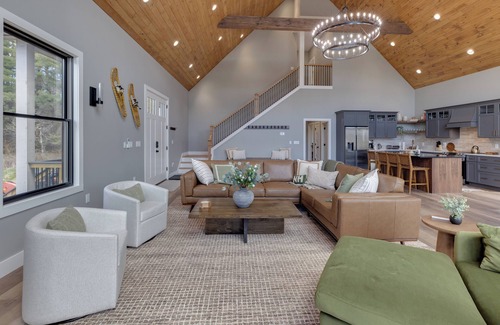 Franconia Ski Chalet | Brand new construction - Spacious Mountain Chalet in Sugar Hill, NH. Sleeps 18.