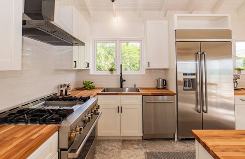 South Palmetto Point House | Brand New Estate with Pool & Private Backyard Beach on Calm Caribbean