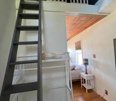 La Conner House | Bridge Tender Shack with hot tub on deck