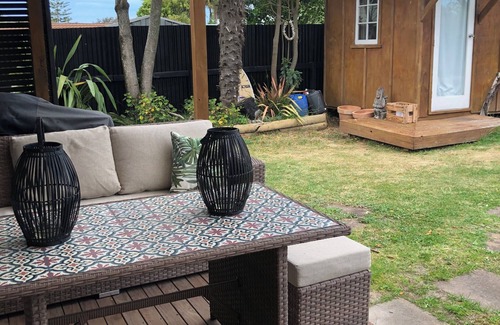 Haumoana House | Bring the whole family to relax and enjoy this boho beachfront getaway.