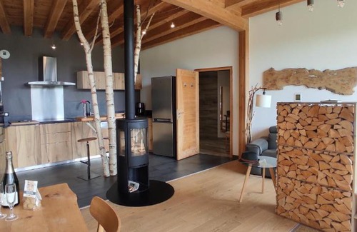 Queyrieres Cabin | Bulle de Bois, écolodge insolite avec spa privatif au milieu des volcans - Bulles d'Herbe