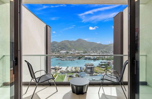 Simpson Bay Apartment | C352 - Top view with balcony
