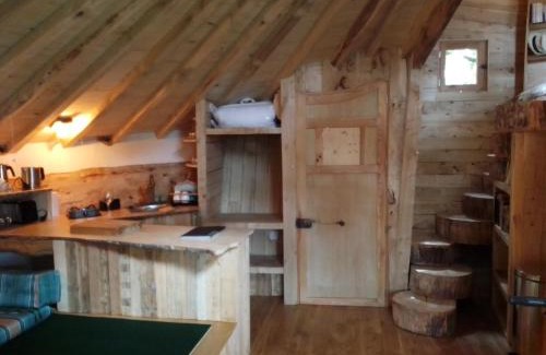 L'Isle-Bouzon Ski Chalet | Cabane perchée Les Cabanes de Fallot - sauna bain-froid piscine naturelle