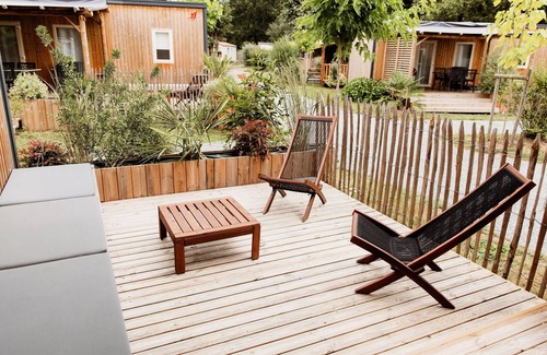 Saint-Laurent-de-Medoc House | Camping Le Paradis * - Mobile Home Magnolia 3 Rooms 4 People Air-conditioned + TV