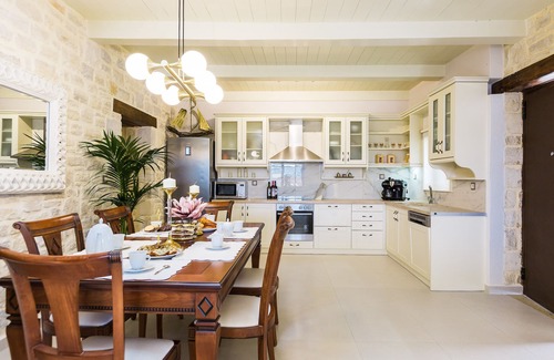 Roumeli Villa | Caramel Villa, with 40m² Pool & Spa Whirlpool