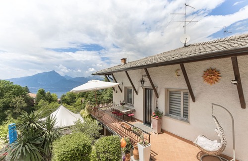 San Zeno di Montagna Apartment | Casa Aria on Lake Garda with lake view (San Zeno di Montagna) 4-5 pers.