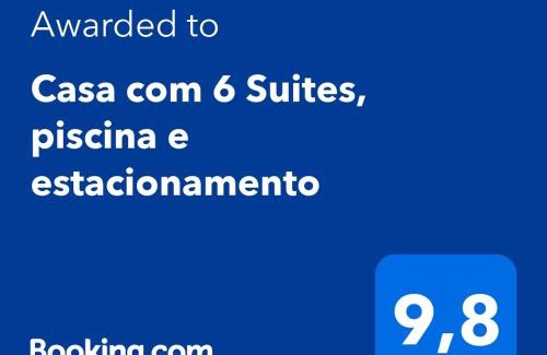 Barra Velha House | Casa com 6 Suites, piscina e estacionamento