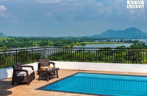 Dindori Villa | Cascading Valleys by StayVista - Villa with Lush mountain & Lake views and swimming pool