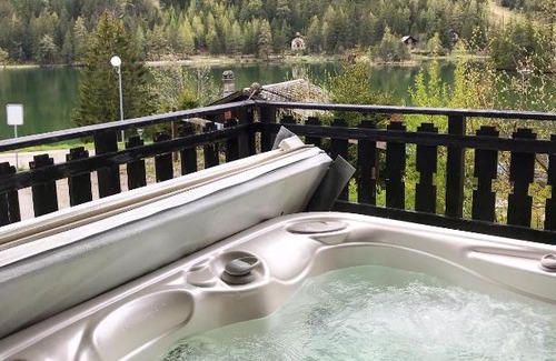 Champex-Lac Ski Chalet | Chalet au Paradis with great views, hot tub, sauna & garden