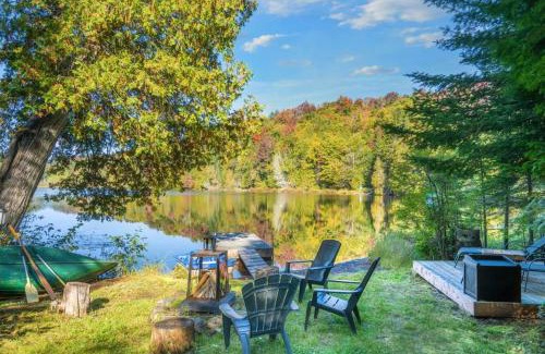 St-Adolphe-d'Howard House | Chalet des montagnes avec spa et lac