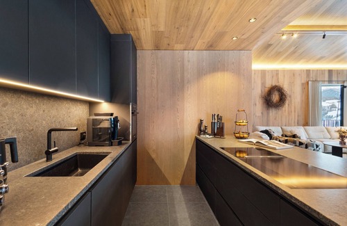 Casola Ski Chalet | Chalet 'K Lodge View' with Mountain View, Private Pool and Sauna