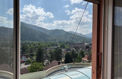 Saint-Amarin Bed & Breakfast | Chambre Arnica lit 140 wifi sdb partagée