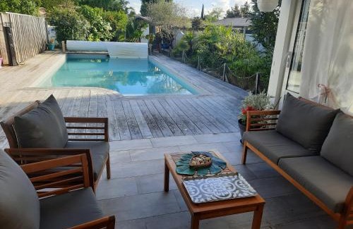 Le Teich Bed & Breakfast | Chambre d'hôtes La Perla du Teich, piscine chauffée