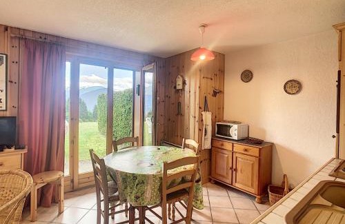 Combloux Apartment | Charmant 2 pièces cabine avec jardin, près de Combloux - FR-1-560-33