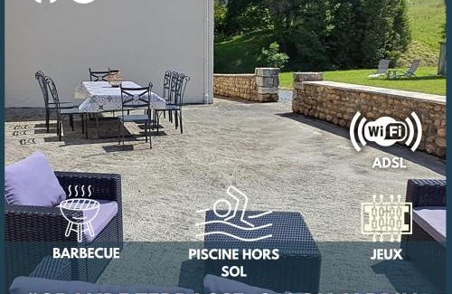Aubertin House | Charmante maison - Terrasse, Piscine - Près de Pau