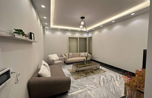 Sheikh Zayed City Villa | Charming 1-bedroom villa in fabulous Giza Governorate with AC, WiFi