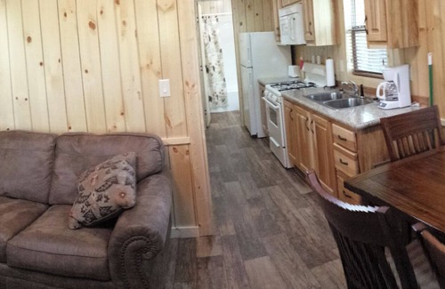 Markville Apartment | Charming 2 bedroom cabin at a resort near Hinckley, located near the WI border