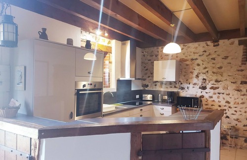 Chateaudun Cottage | Charming Farmhouse Retreat: Fireplace, Large Courtyard, Pet-Friendly, Near Paris