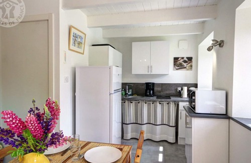 La Chapelle-en-Lafaye Apartment | Charming Stone Cottage with Terrace, Hiking Trails, Pet-Friendly, Modern Amenities in Haut Forez