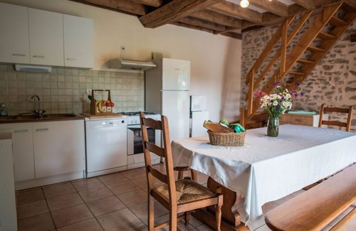 Saint-Leonard-des-Bois Cottage | Charming Country Cottage for 13 with Fireplace, Terrace, and Nature Activities