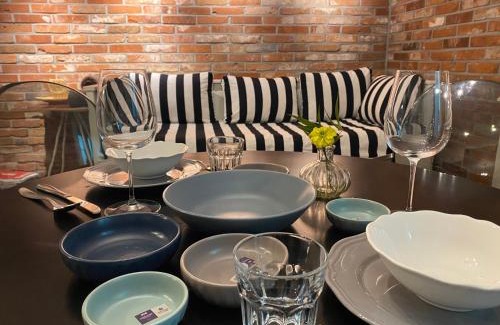 Bucheon Apartment | Charming Home with Rustic Brick Walls Quiet Area, 15 min to Gimpo Airport