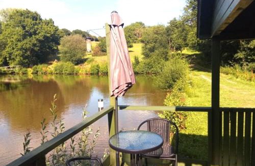 Hadlow Down House | Charming tranquil Shepherds Hut with lakeside balcony 'Roach'