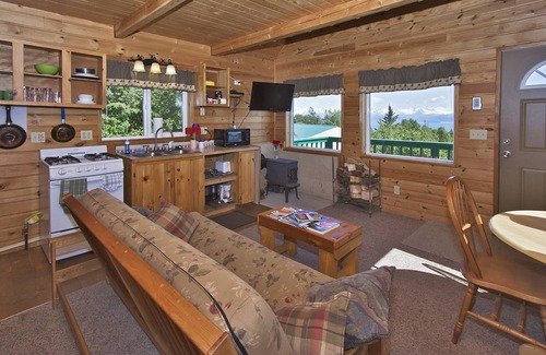 Homer Cabin | Charming Up the Hill Cabin with spectacular views
