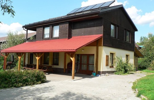 Horni Branna House | Chata Pod Hajkem -Holiday house with garden, outdoor pool, in the area of farms.