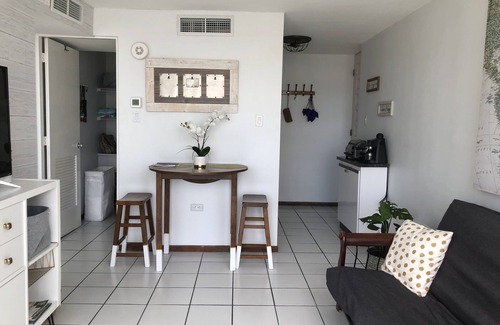 Condado Apartment | Chic Bright 1 Bedroom with Ocean View CONDADO with parking