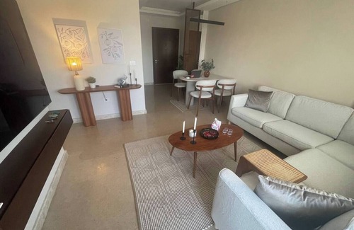 Giza Apartment | Chic & Cozy Retreat @ZED Towers in Sheikh Zayed