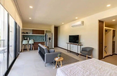 Isla Holbox Apartment | Chic Loft Steps from the Beach