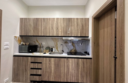 The 5th Settlement Condo | Chic Studio 4 in beautiful New Cairo City with WiFi, AC