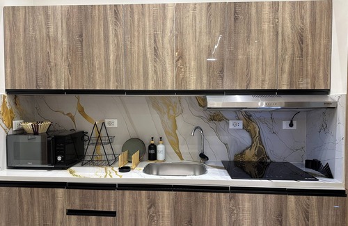 The 5th Settlement Condo | Chic Studio 4 in beautiful New Cairo City with WiFi, AC