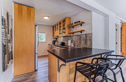 Saint Zenon Ski Chalet | CITQ307848nChalet Le Serein à St-Zénon.nNext to River with 3 Room and SPA.n