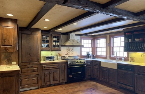 Great Barrington House | Classic Antique Berkshire Farmhouse with heated pool and modern amenities.