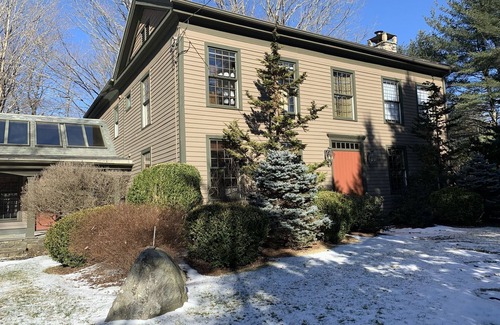 Great Barrington House | Classic Antique Berkshire Farmhouse with heated pool and modern amenities.
