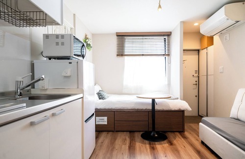 Meguro Apartment | Close to Meguro Station 1Room Studio with full facilities, convenient transportation, 2 stops to Shibuya, mid to long term stay is welcome!