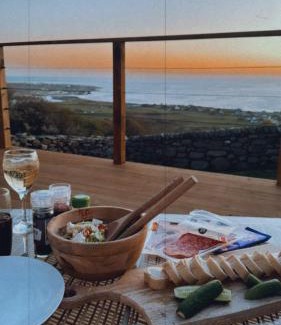 Llanfair Other | coastal view shepherds hut with hot tub