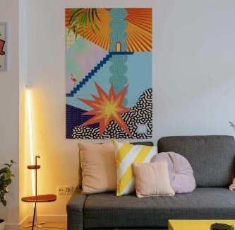 University District Apartment | Colorful POP apartment in the heart of Antwerp
