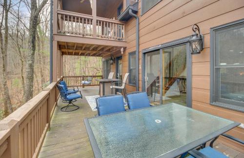 Walnut Mountain House | Community Perks Mtn-View Ellijay Cabin with Hot Tub