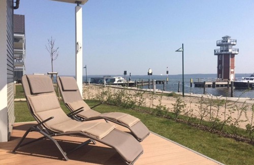 Plau am See Apartment | Corner apartment with 2 terraces with parking at the house, dog allowed P7 A5 - 2