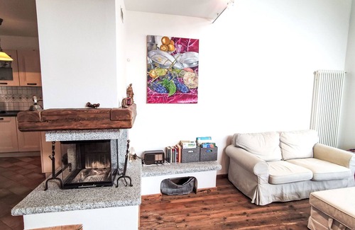 Bleggio Superiore House | Cosy apartment in villa for 5 guests with WIFI, TV, terrace and panoramic view