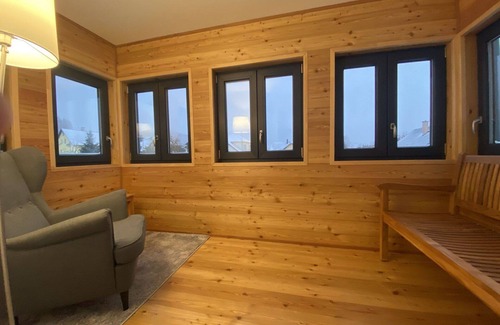 Velke Losiny Villa | Cosy apartment in villa for 6 guests with WIFI, TV, terrace and parking