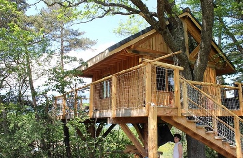 Saint-Paul-les-Monestier Cottage | Cottage-Cottage-Private Bathroom-Mountain view-la Tanière aux Loups