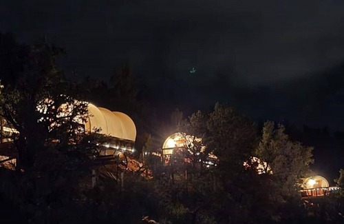 Hildale House | Covered Wagon with A/C at Zion View Camping