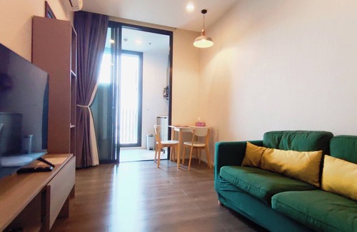 Bang Chak Condo | Cozy 1-Bedroom Condo with Netflix, AC next to the Mall, BTS