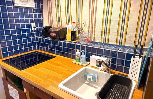Fujiyoshida Apartment | Cozy 2-TATAMI room Japanese style house with AC, WiFi in serene Fujiyoshida city