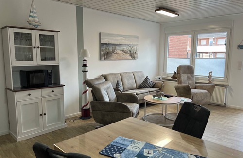 Borkum Apartment | Cozy apartment near the south beach, up to 4 pers. Handicapped/wheelchair accessible