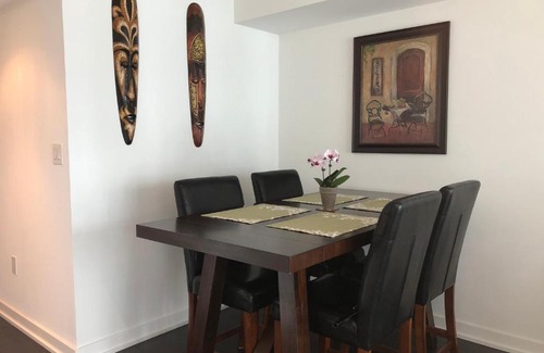 CityPlace Apartment | Cozy Apartment + Balcony Next to CN Tower/Rogers/MTCC (Fit 6)