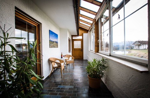 Rimsting Apartment | Cozy apartment in a very quiet location with terrace u. Tiled stove near Chiemsee